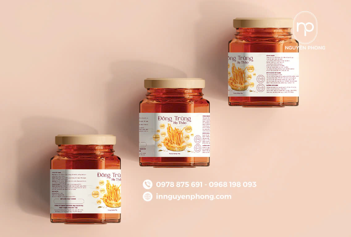 Mẫu in tem dán đông trùng 